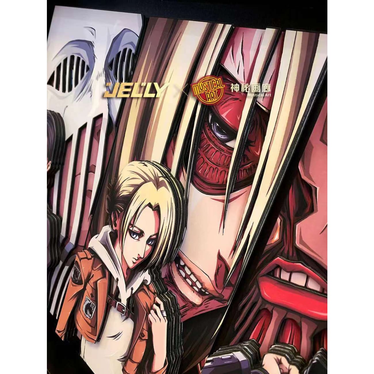 Mystical Art x Jelly - Nine Titans 3D Poster Frame