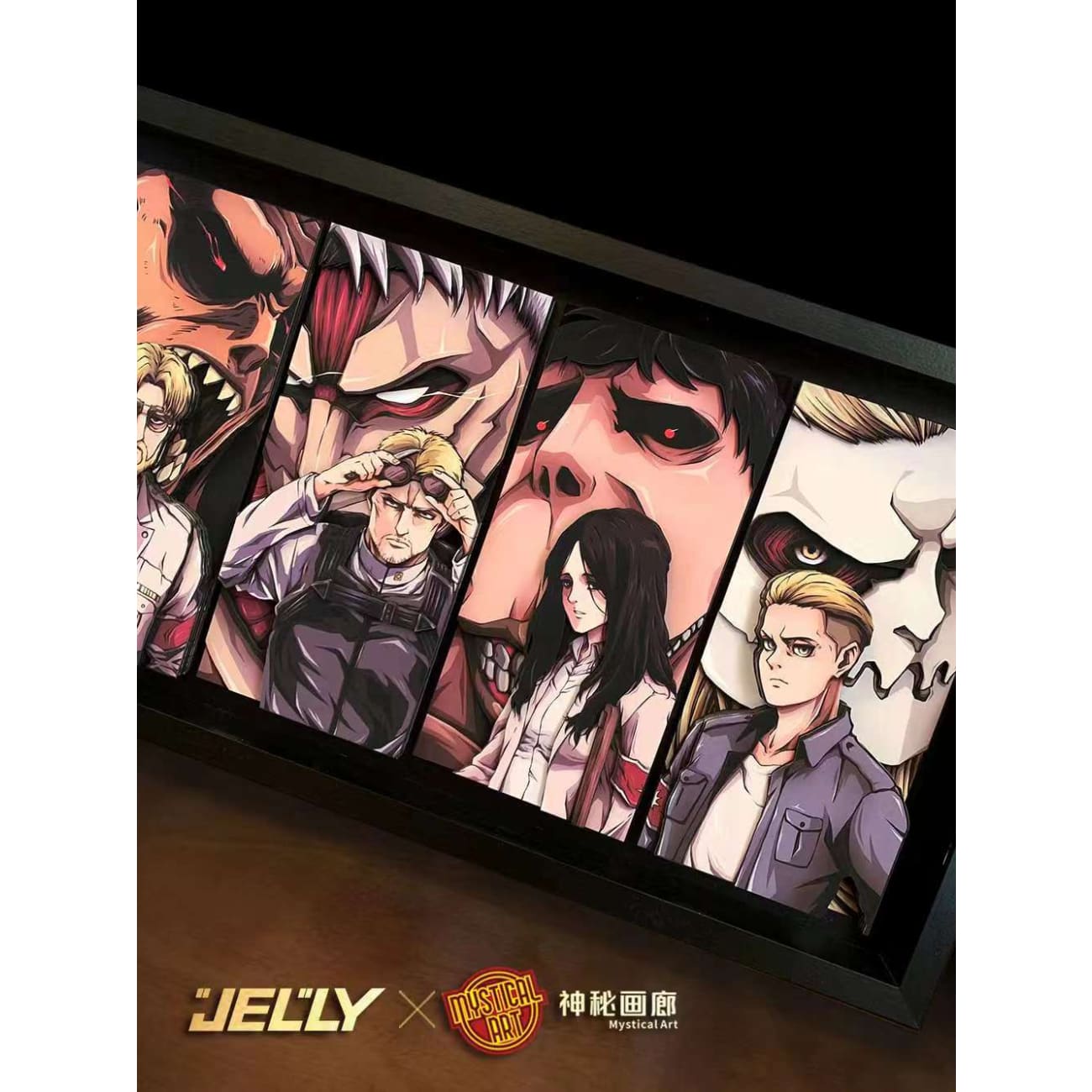 Mystical Art x Jelly - Nine Titans 3D Poster Frame