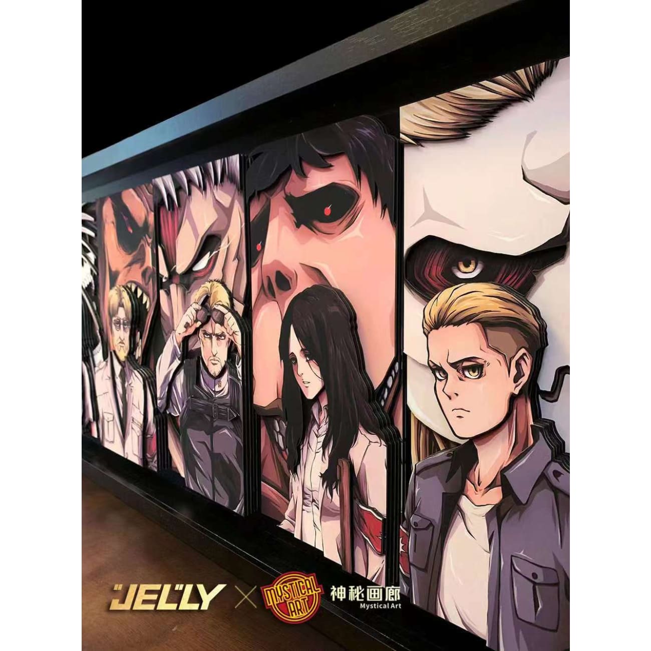 Mystical Art x Jelly - Nine Titans 3D Poster Frame