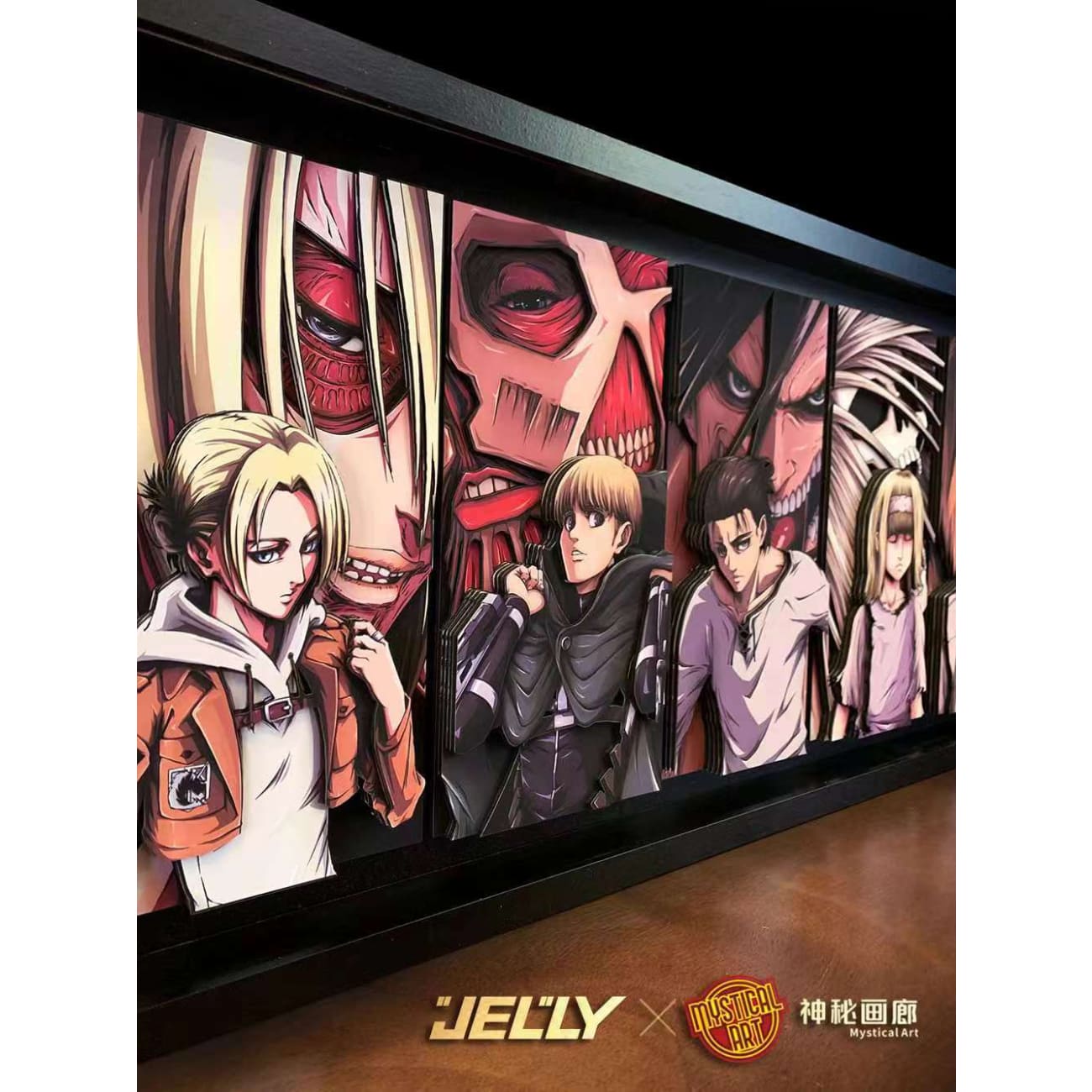 Mystical Art x Jelly - Nine Titans 3D Poster Frame