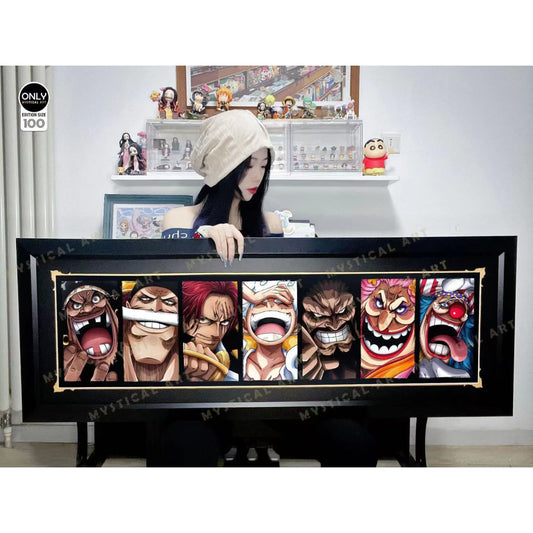 Mystical Art x Jelly - One Piece New Four Emperors Poster Frame