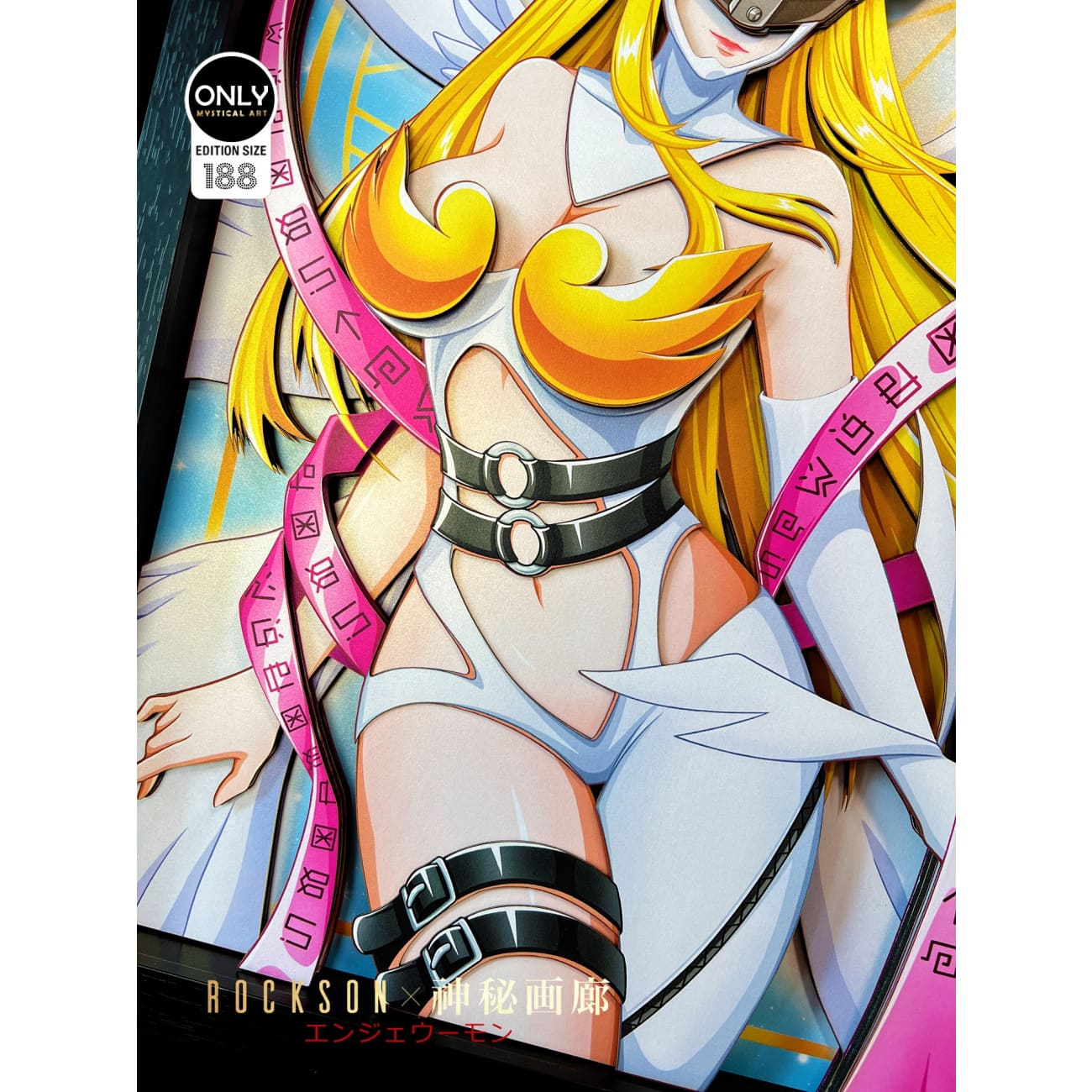 Mystical Art x Rockson - Angewomon 3D Cast Off Poster Frame