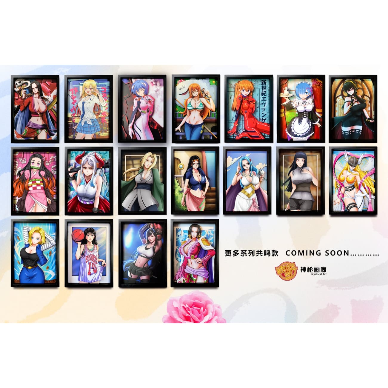 Mystical Art x Rockson - Boa Hancock Swimsuit Ver 3D Cast Off Poster Frame