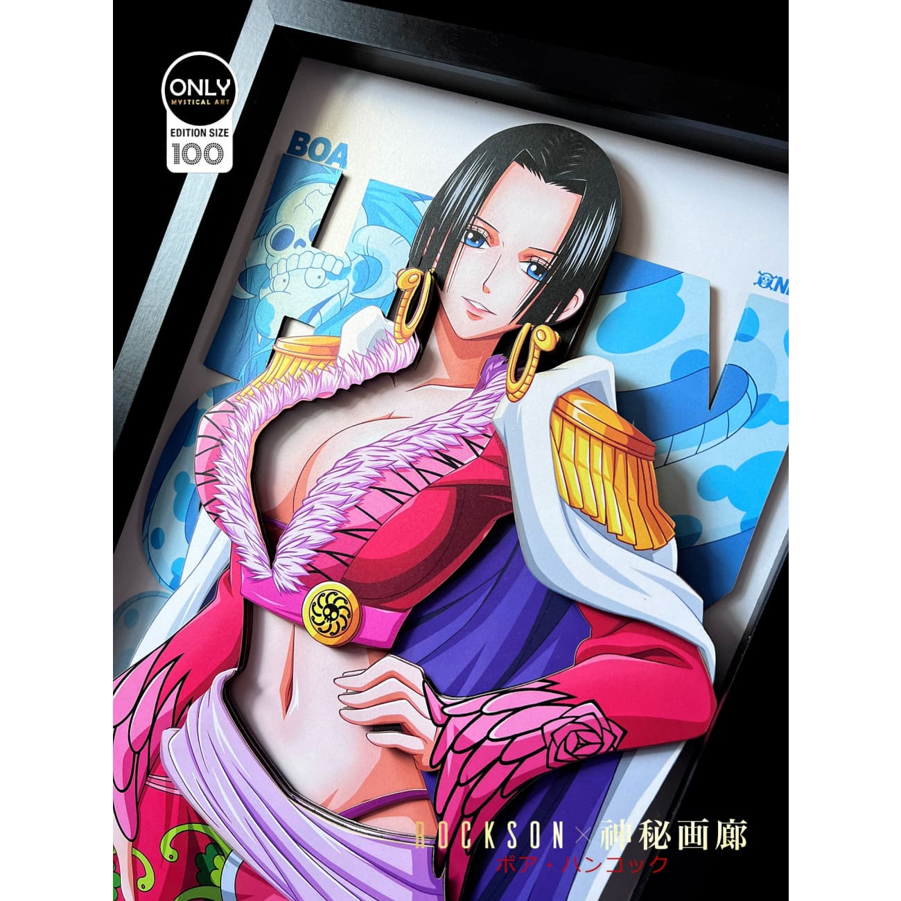 Mystical Art x Rockson - Boa Hancock Swimsuit Ver 3D Cast Off Poster Frame