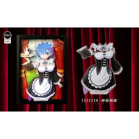 Mystical Art X Rockson - Rem Cast Off 3D Poster Frame [32cm x 45cm]