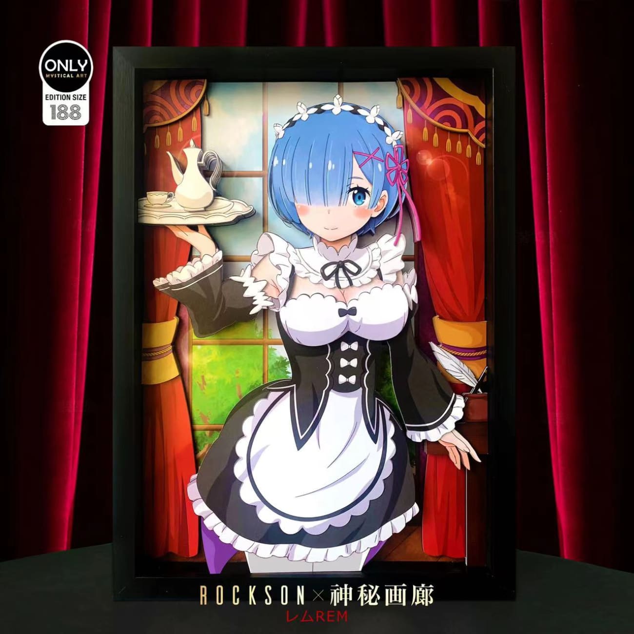 Mystical Art X Rockson - Rem Cast Off 3D Poster Frame [32cm x 45cm]