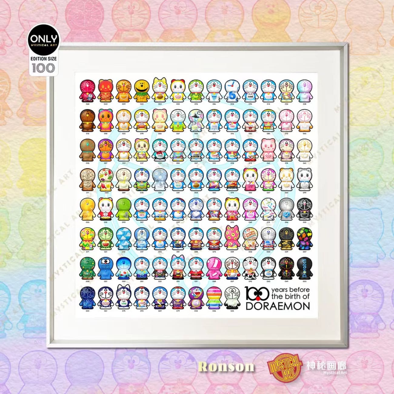 Mystical Art x Ronson - 100 Years Before The Birth Of Doraemon Poster Frame [2 Variants]