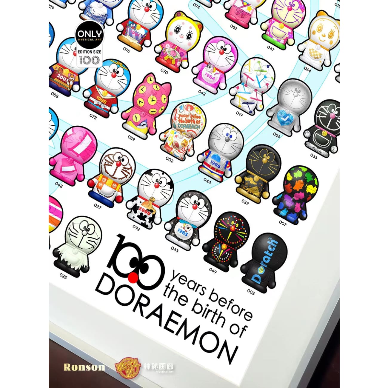 Mystical Art x Ronson - 100 Years Before The Birth Of Doraemon Poster Frame [2 Variants]
