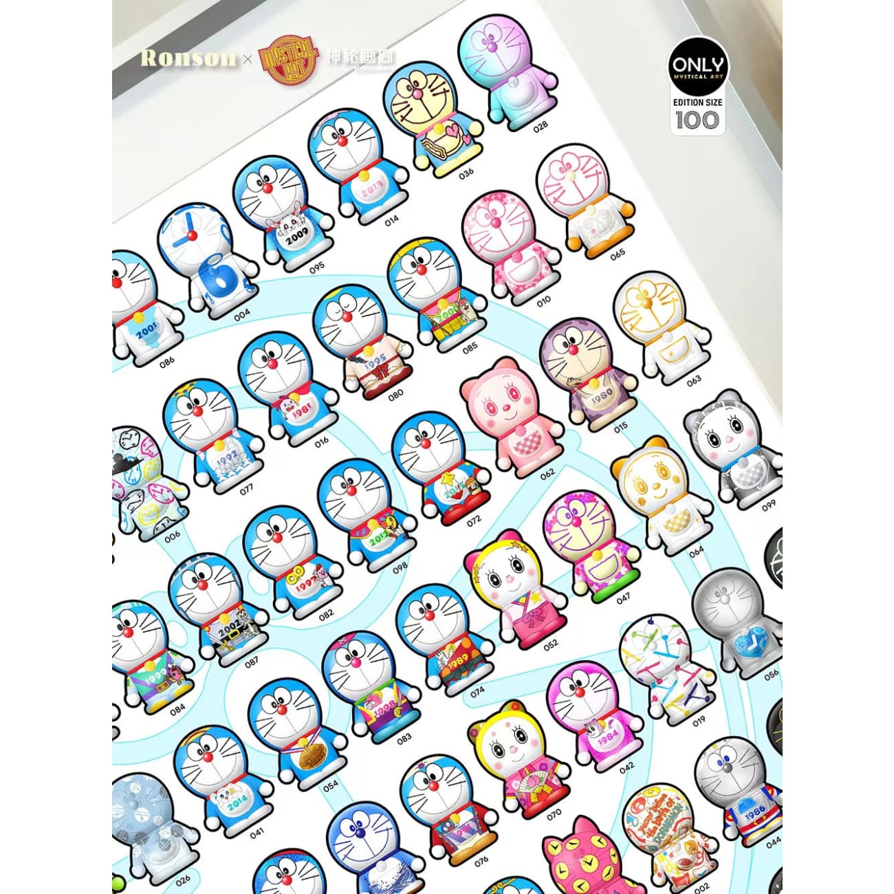 Mystical Art x Ronson - 100 Years Before The Birth Of Doraemon Poster Frame [2 Variants]