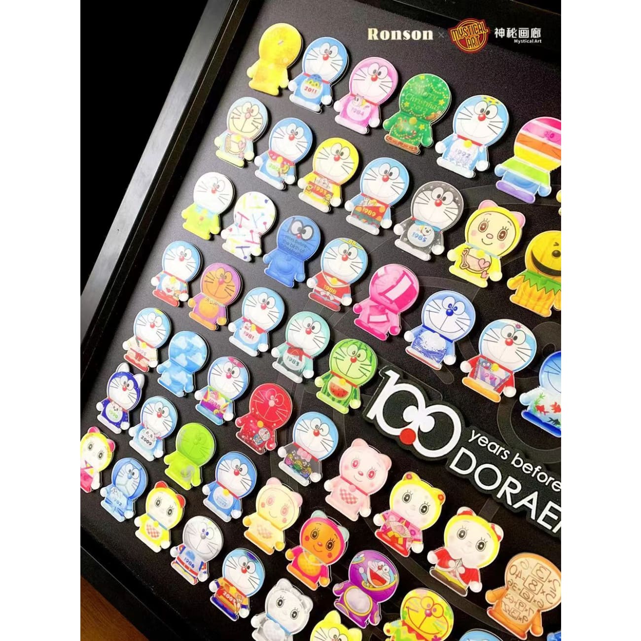 Mystical Art x Ronson - 100 Years Doraemon Acrylic Magnetic Suction Poster Frame