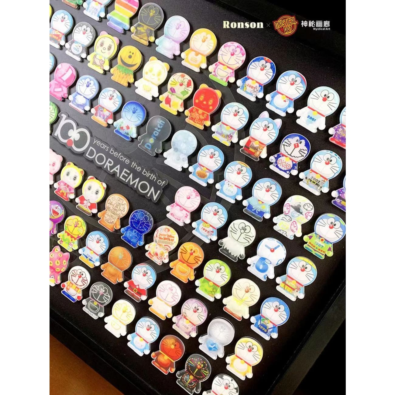 Mystical Art x Ronson - 100 Years Doraemon Acrylic Magnetic Suction Poster Frame
