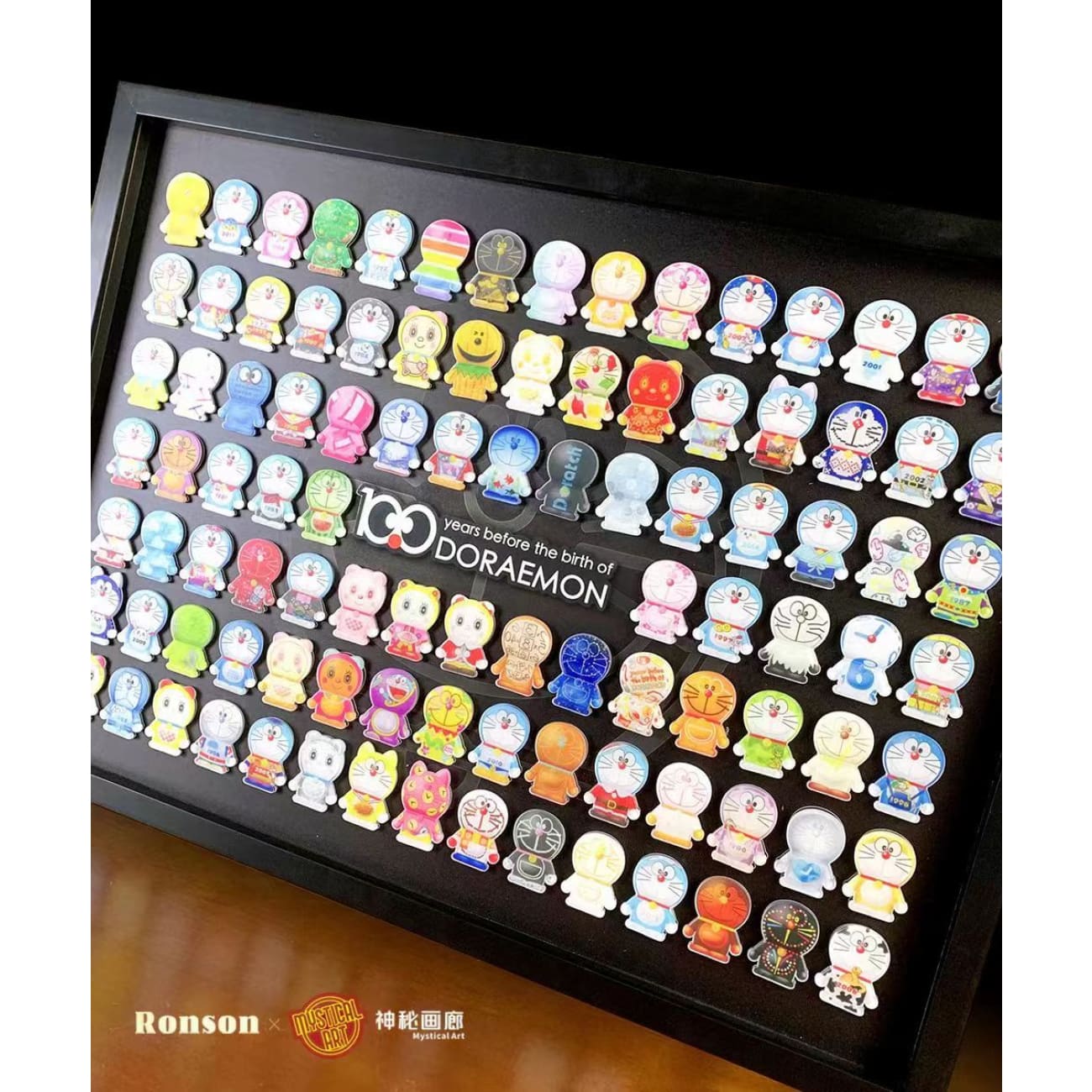 Mystical Art x Ronson - 100 Years Doraemon Acrylic Magnetic Suction Poster Frame