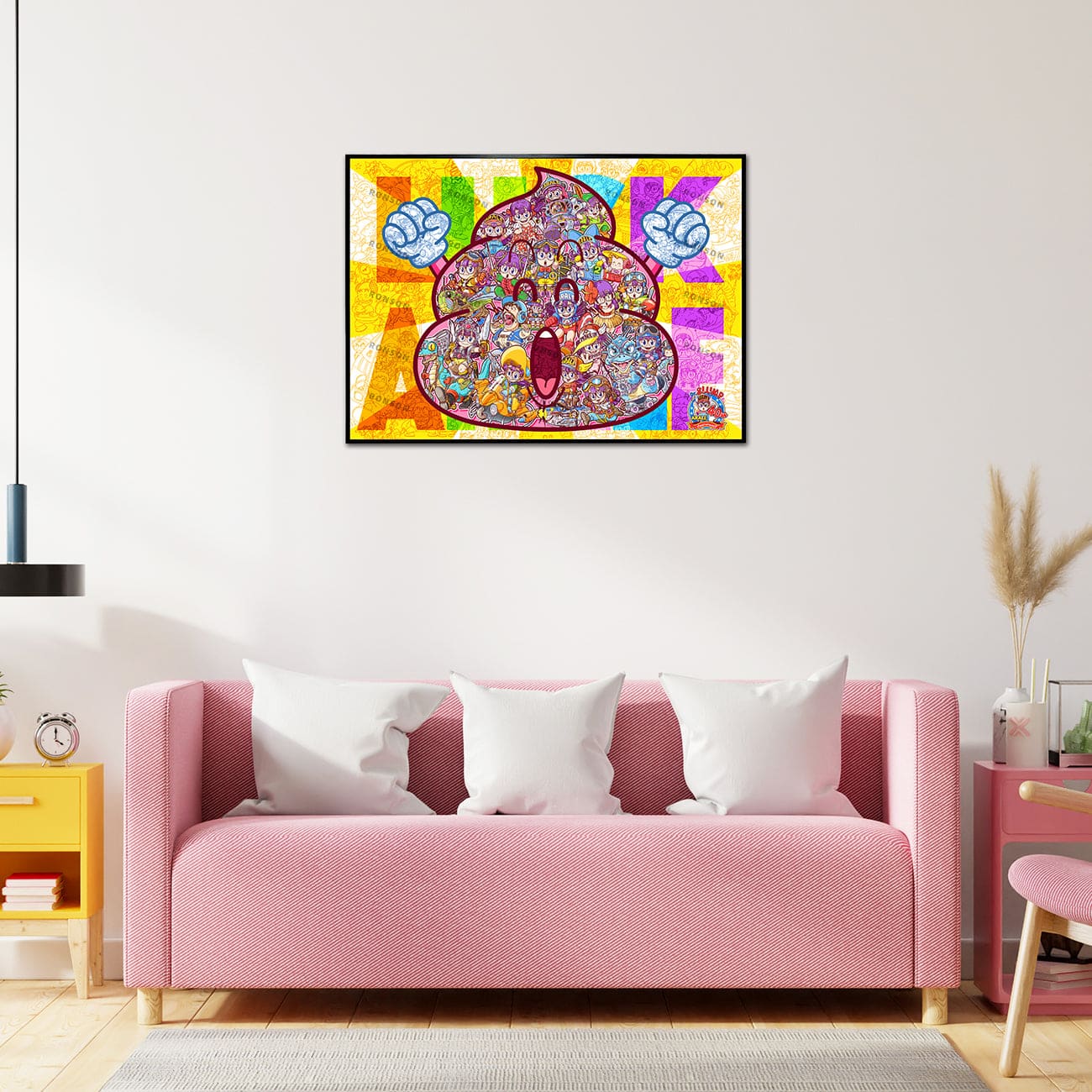 Mystical Art x Ronson - Arale Norimaki 40th Anniversary of Serialization Completion Poster Frame [2 Variants]