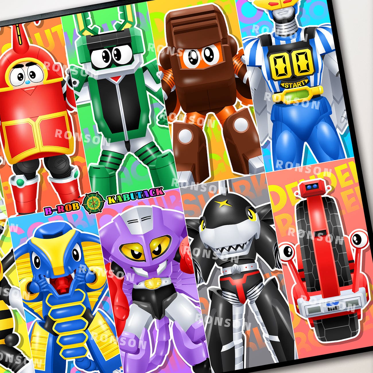  Mystical Art x Ronson - B-Robo Kabutack Poster Frame