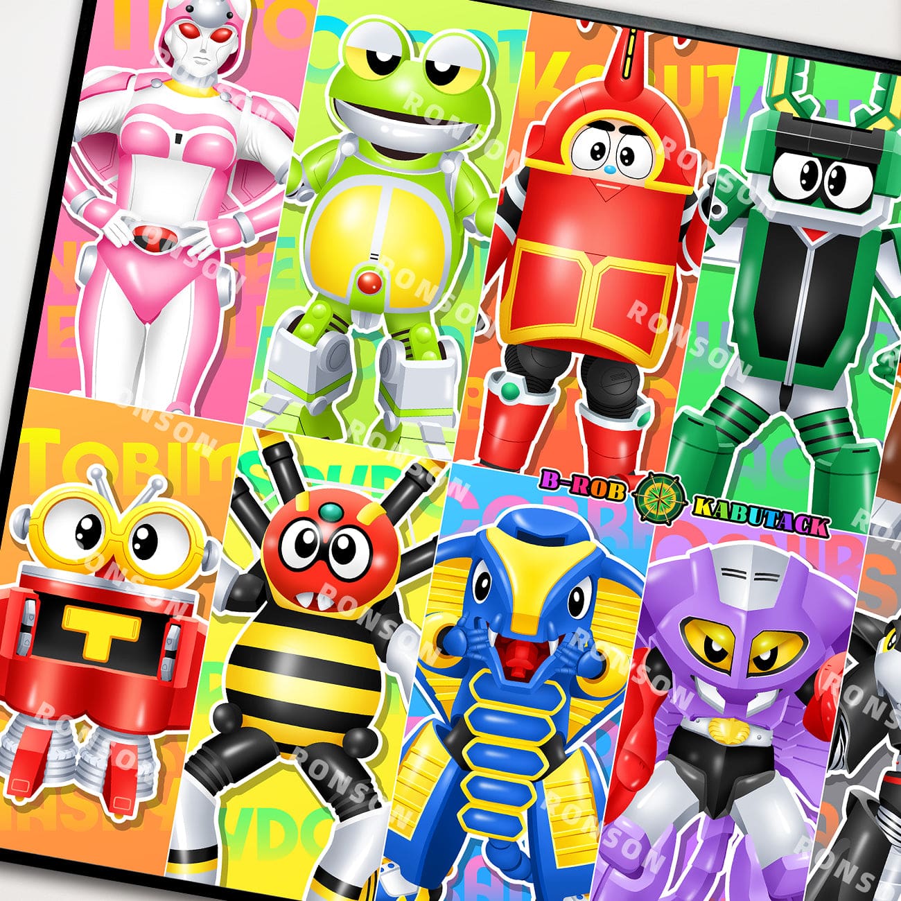  Mystical Art x Ronson - B-Robo Kabutack Poster Frame