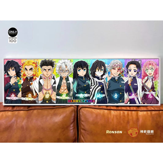 Mystical Art x Ronson - Demon Slayer 9 Pillars Poster Frame