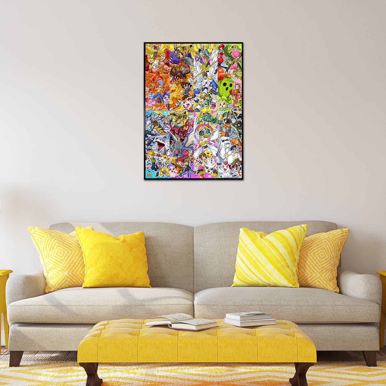 Mystical Art x Ronson - Digimon Adventure 25th Anniversary Poster Frame 