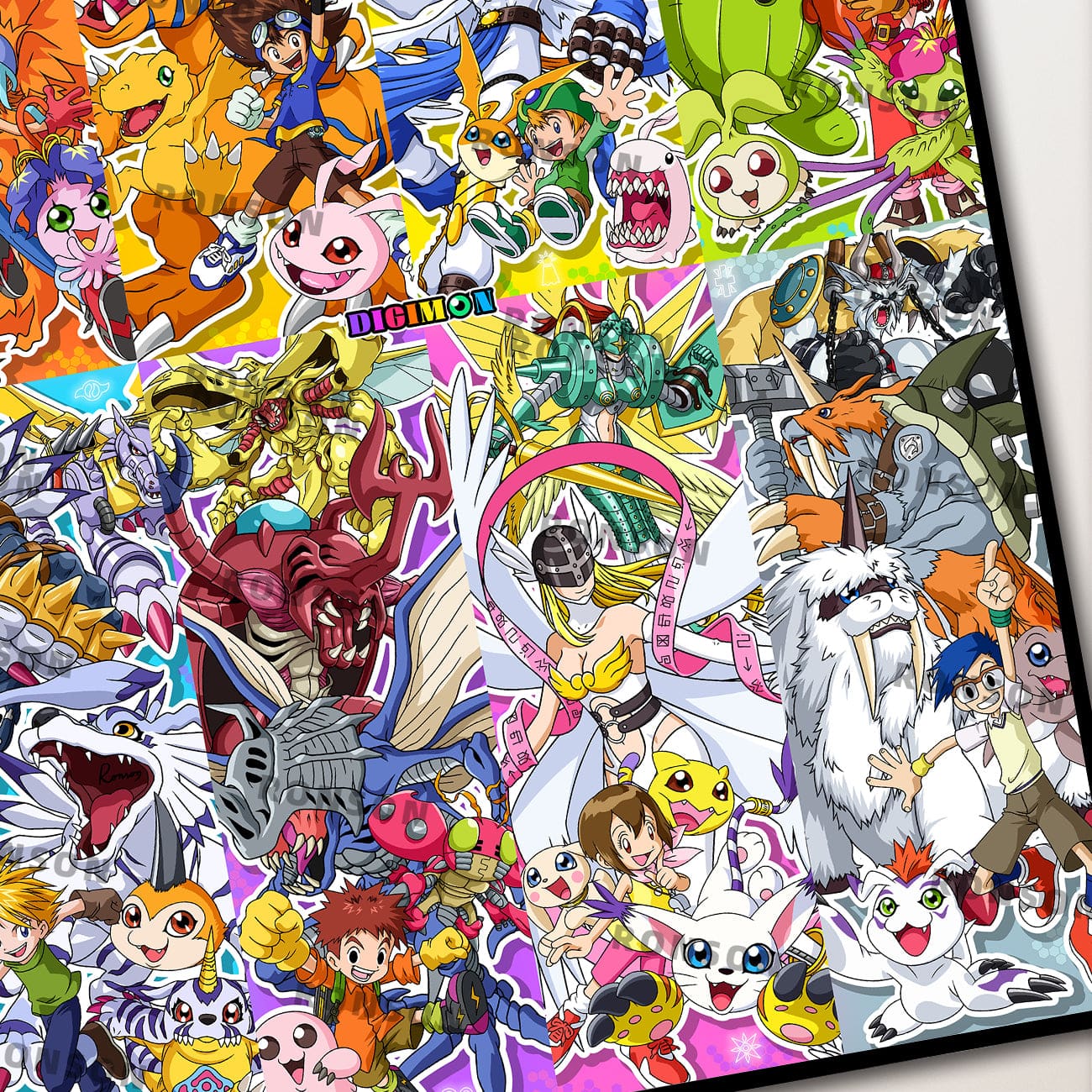 Mystical Art x Ronson - Digimon Adventure 25th Anniversary Poster Frame 