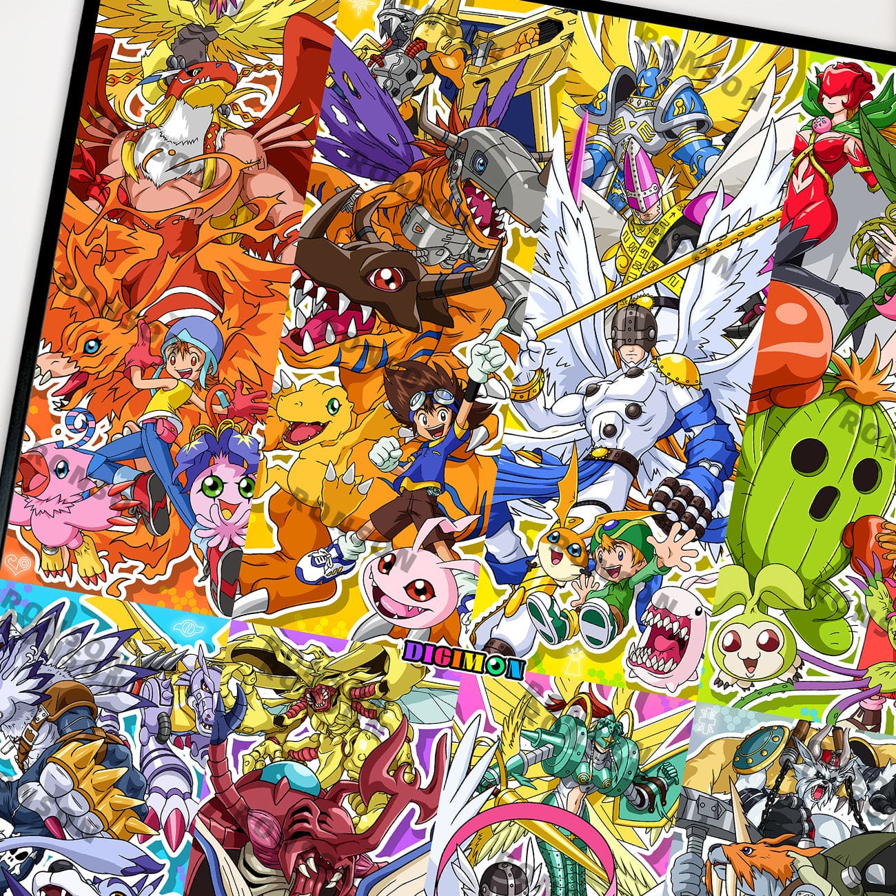 Mystical Art x Ronson - Digimon Adventure 25th Anniversary Poster Frame 