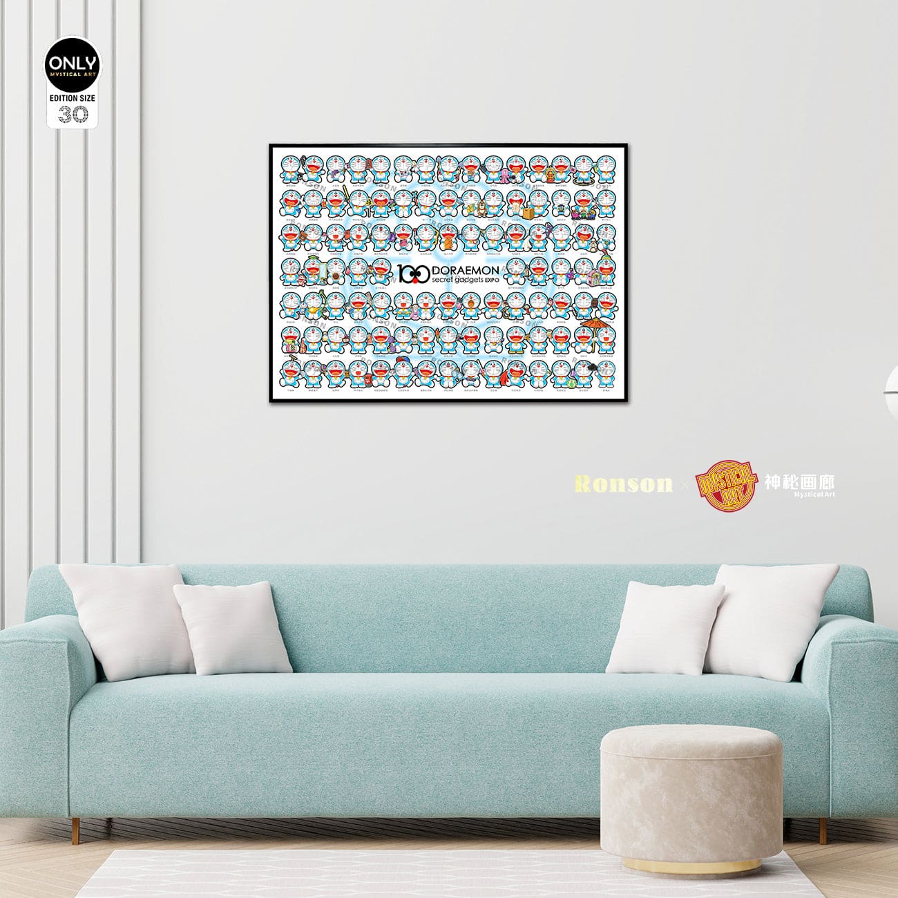 Mystical Art x Ronson - Doraemon with Mysterious Props Poster Frame [2 Variants]