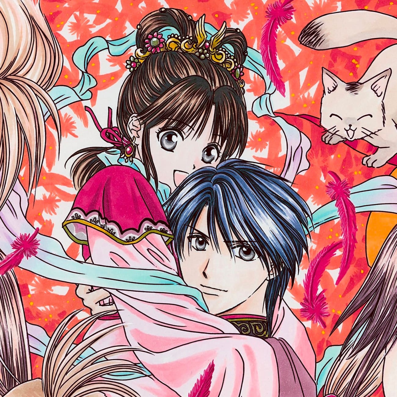 Mystical Art x Ronson - Fushigi Yugi 30th Anniversary Poster Frame
