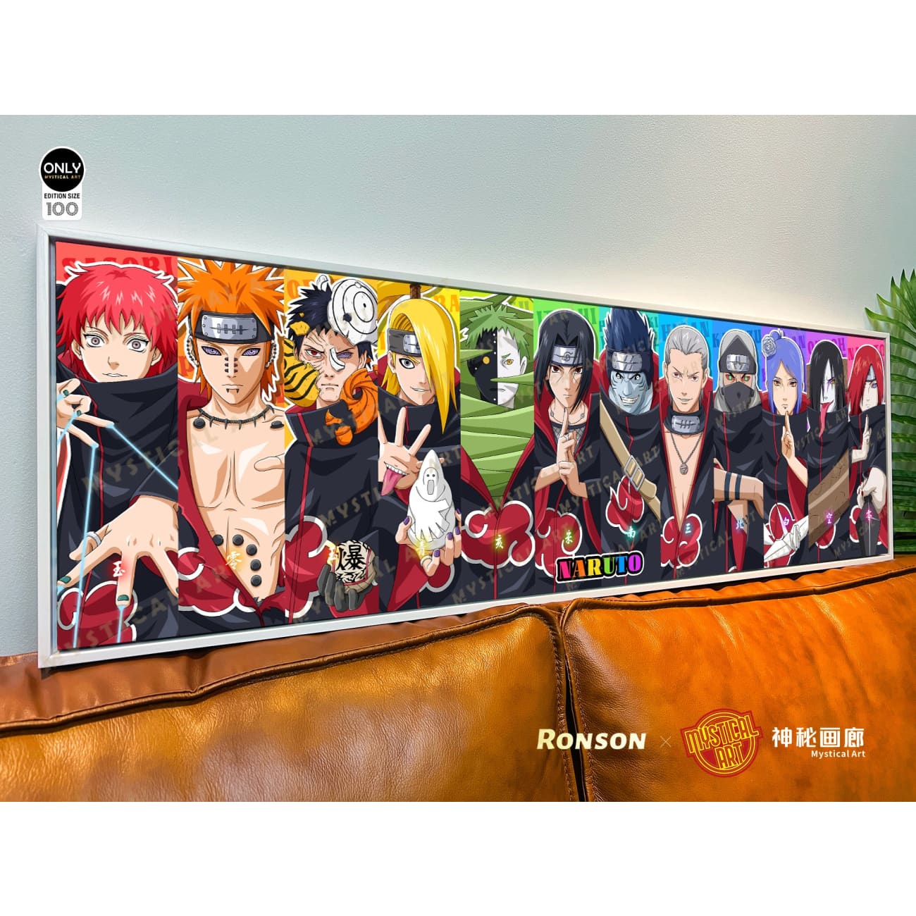 Mystical Art x Ronson - Naruto Akatsuki Poster Frame