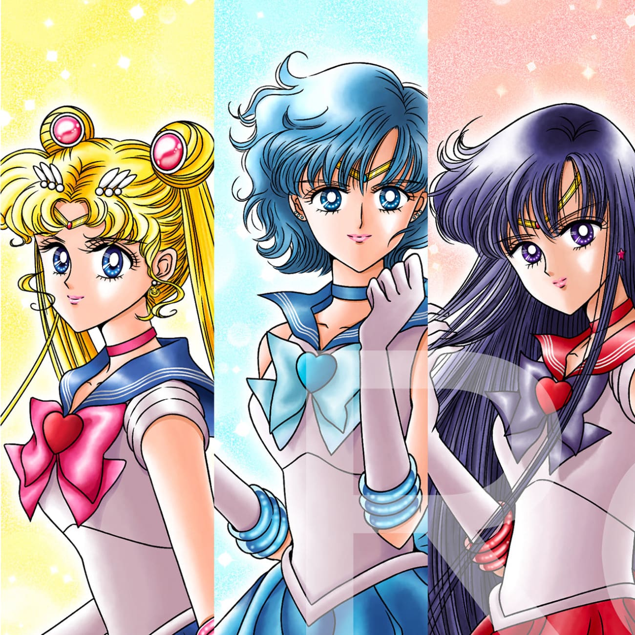 Mystical Art X Ronson - Sailor Moon 30th Anniversary Poster Frame