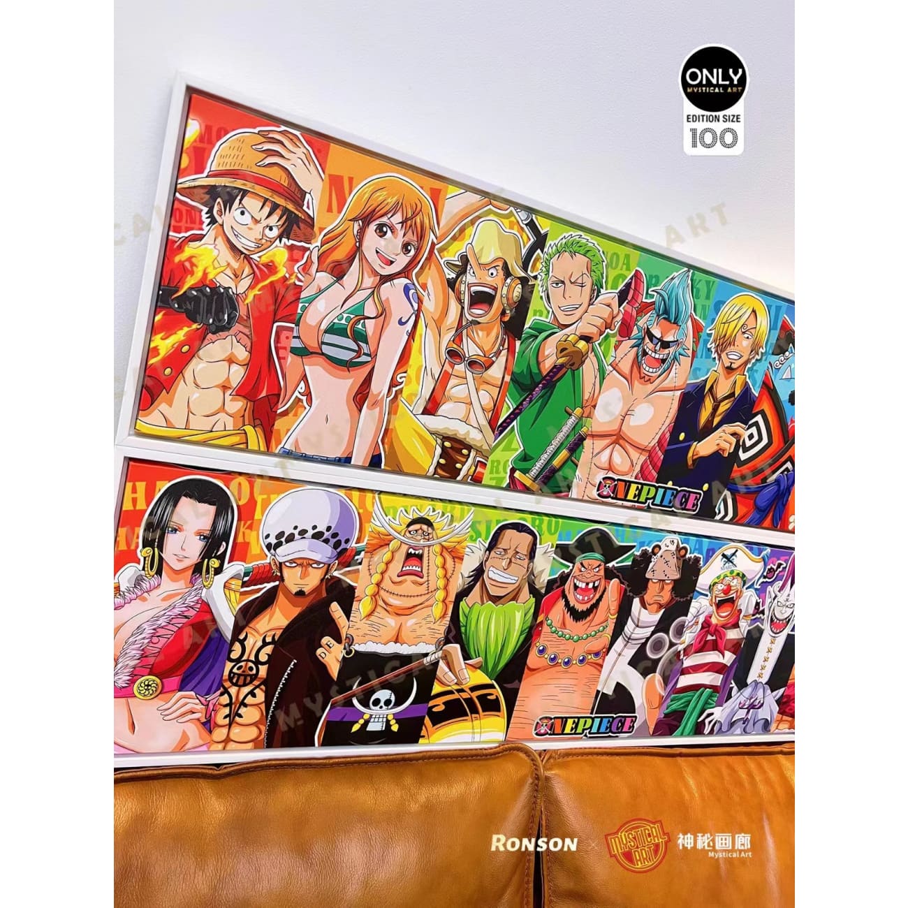 Mystical Art x Ronson - Straw Hat Pirates / Seven Warlords of the Sea Poster Frame