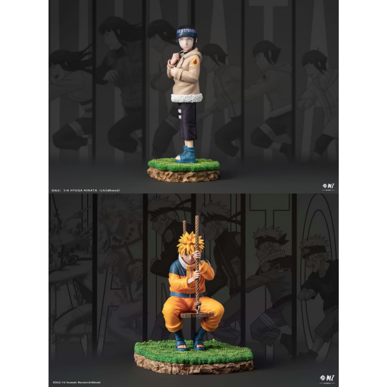 MZ Studio - Kid Naruto Uzumaki / Kid Hyuga Hinata
