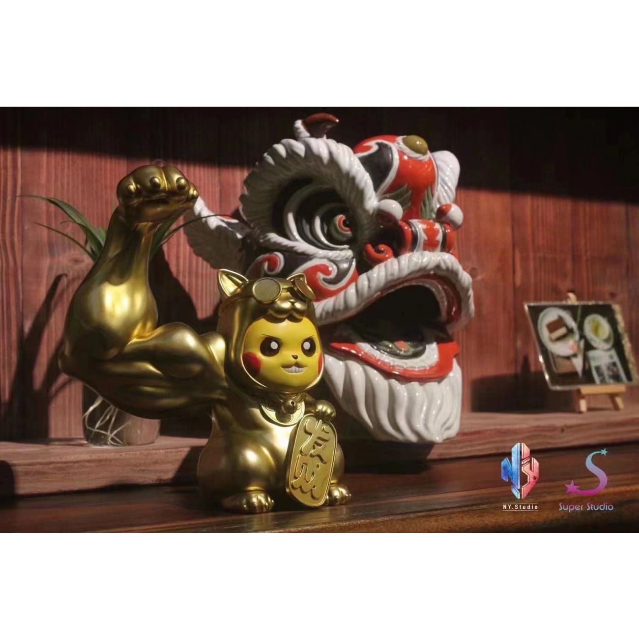 N.Y Studio X Super Studio - Muscular Fortune cat [Standard / Gold]