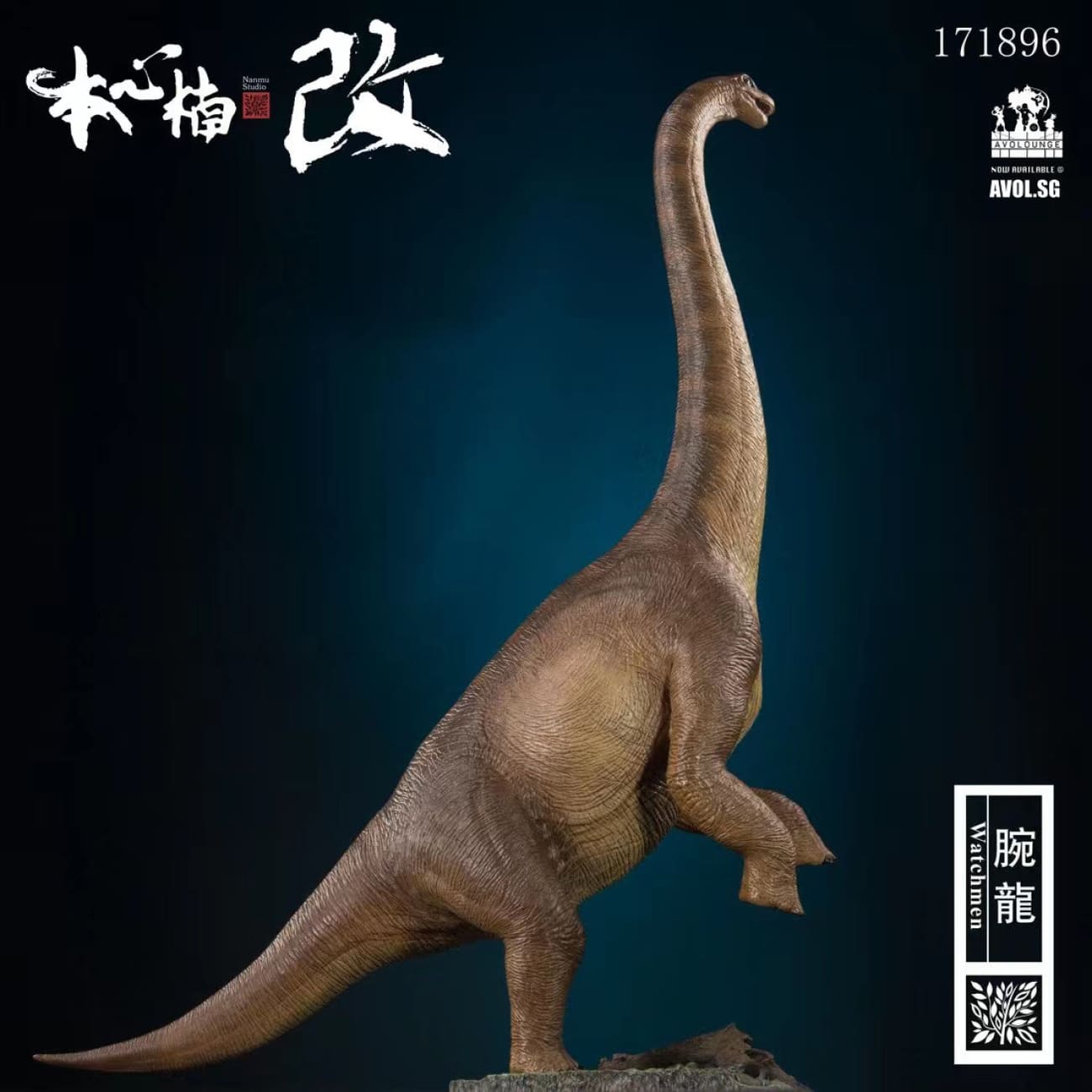 Nanmu Studio - Apatosaurus Dinosaur Statue ( Brown ) [1/35 scale]  
