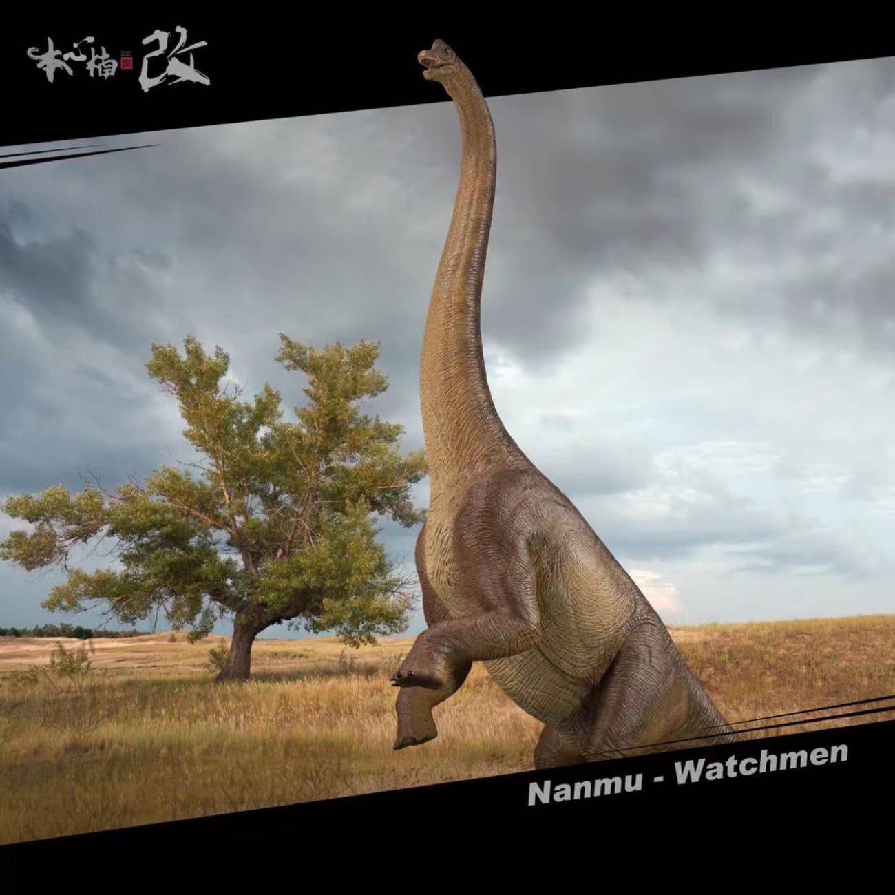Nanmu Studio - Apatosaurus Dinosaur Statue ( Brown ) [1/35 scale]  