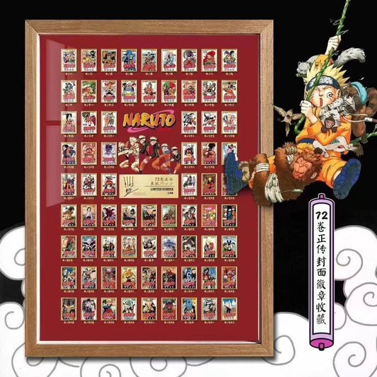 Naruto 72 Comics Cover Poster Frame [40cm x 55cm]