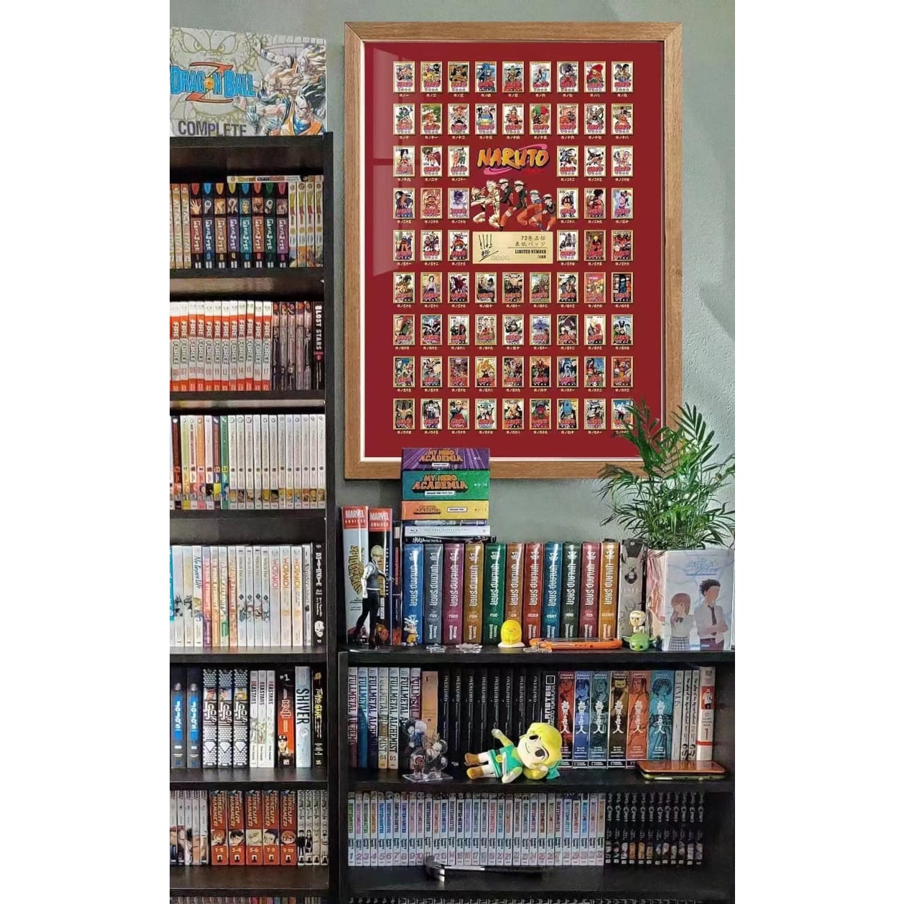 Naruto 72 Comics Cover Poster Frame [40cm x 55cm]