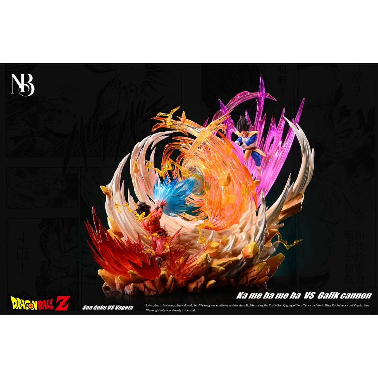 NB Studio - Kamehameha Son Goku VS Galick Gun Vegeta