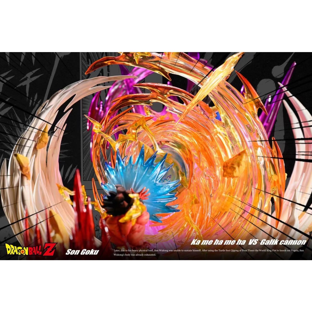 NB Studio - Kamehameha Son Goku VS Galick Gun Vegeta