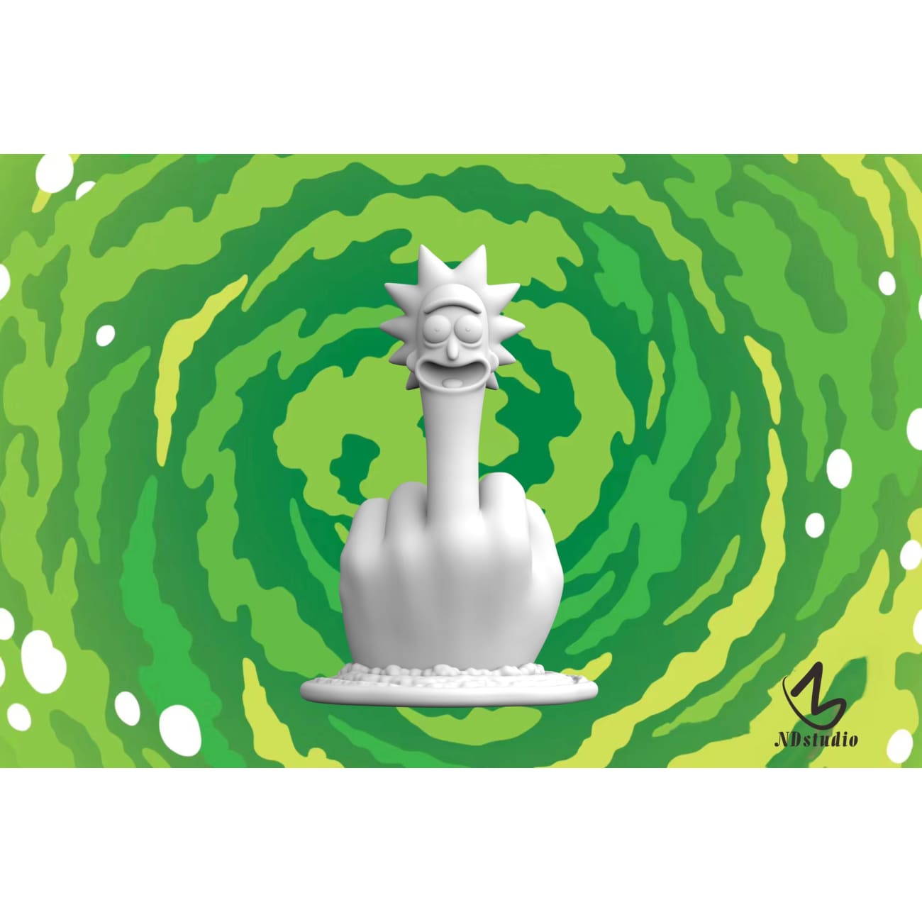 Ni Die Studio - Middle Finger Rick Sanchez [2 Variants]