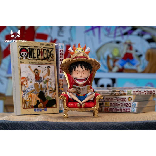 Night Cat Studio - Reading Comic Monkey D. Luffy [2 Variants]