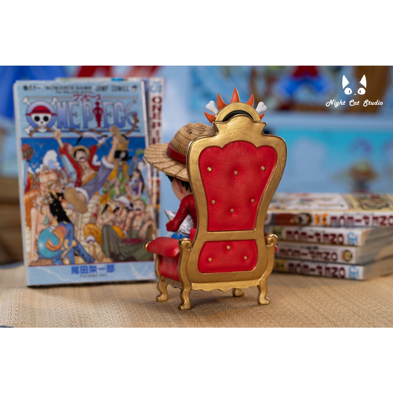Night Cat Studio - Reading Comic Monkey D. Luffy [2 Variants]