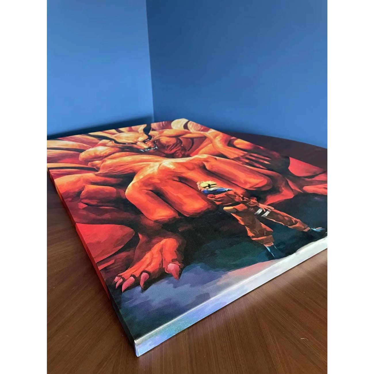Nine Tail and Naruto Uzumaki poster Frame