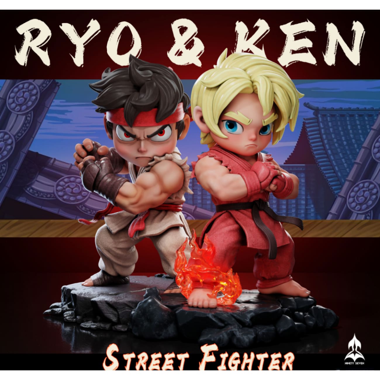 Ninety Seven Studio - Ryu / Ken Chibi Ver.