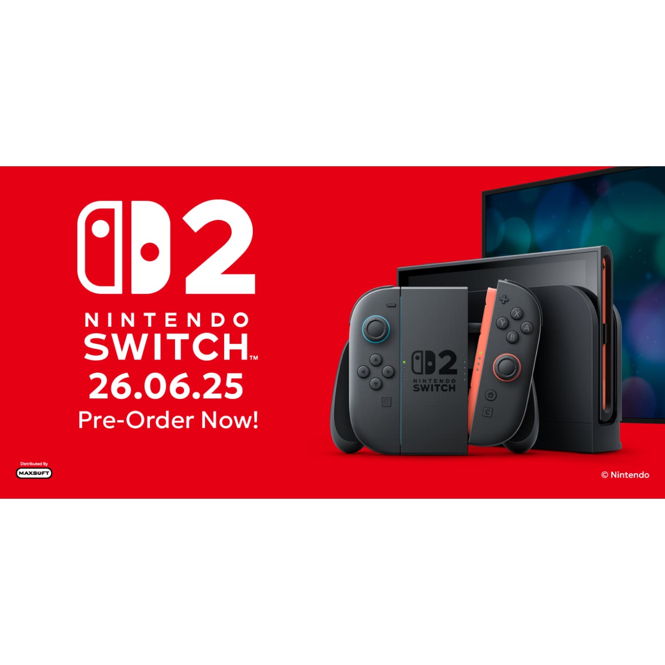 Nintendo Switch 2 - Sgp Singapore Local Set with 1 Year