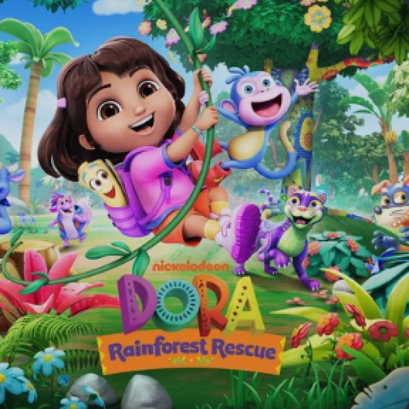 Nintendo Switch Game Title - Dora the Explorer: Rainforest Rescue