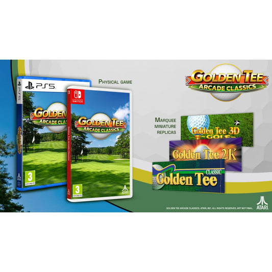 Nintendo Switch Game Title - Golden Tee Arcade Classics 