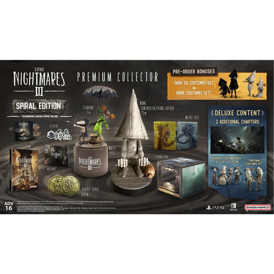Nintendo Switch Game Title - Little Nightmare III Spiral Edition - Premium Collector Edition