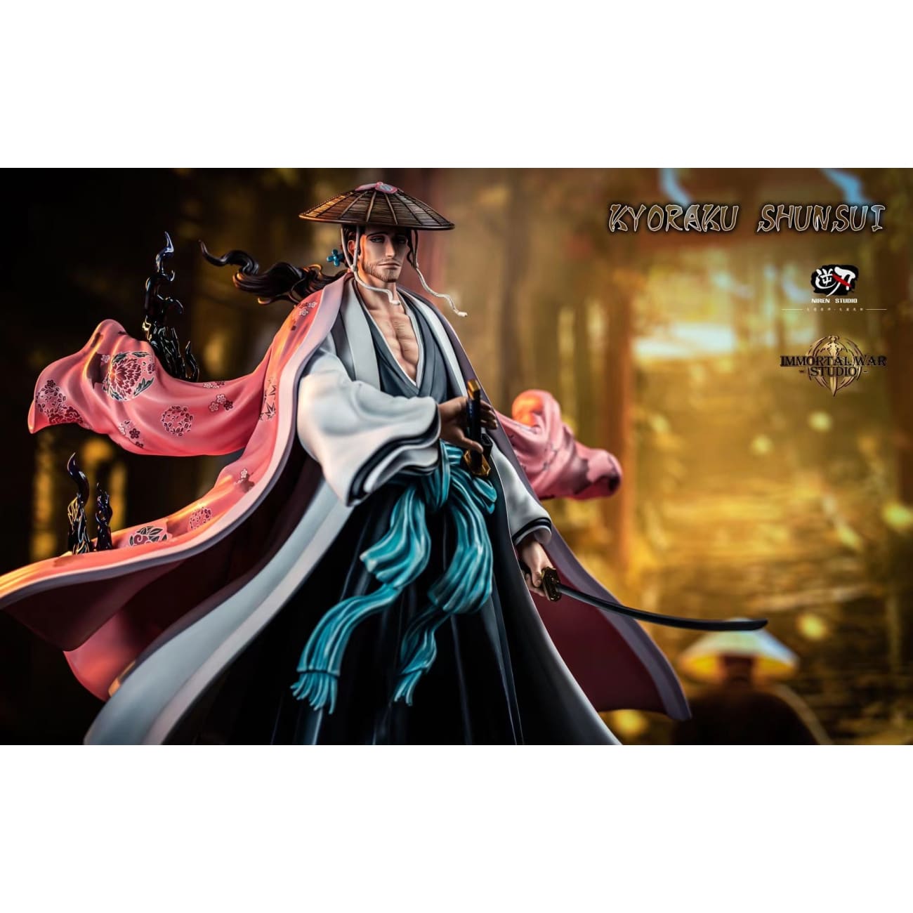 Niren Studio x Immortal War Studio  - Shunsui Kyoraku / Unohana Retsu Bust  