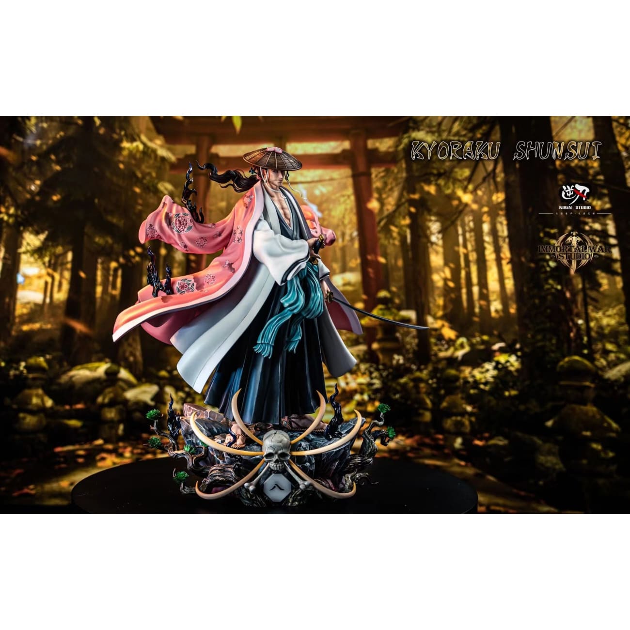 Niren Studio x Immortal War Studio  - Shunsui Kyoraku / Unohana Retsu Bust  