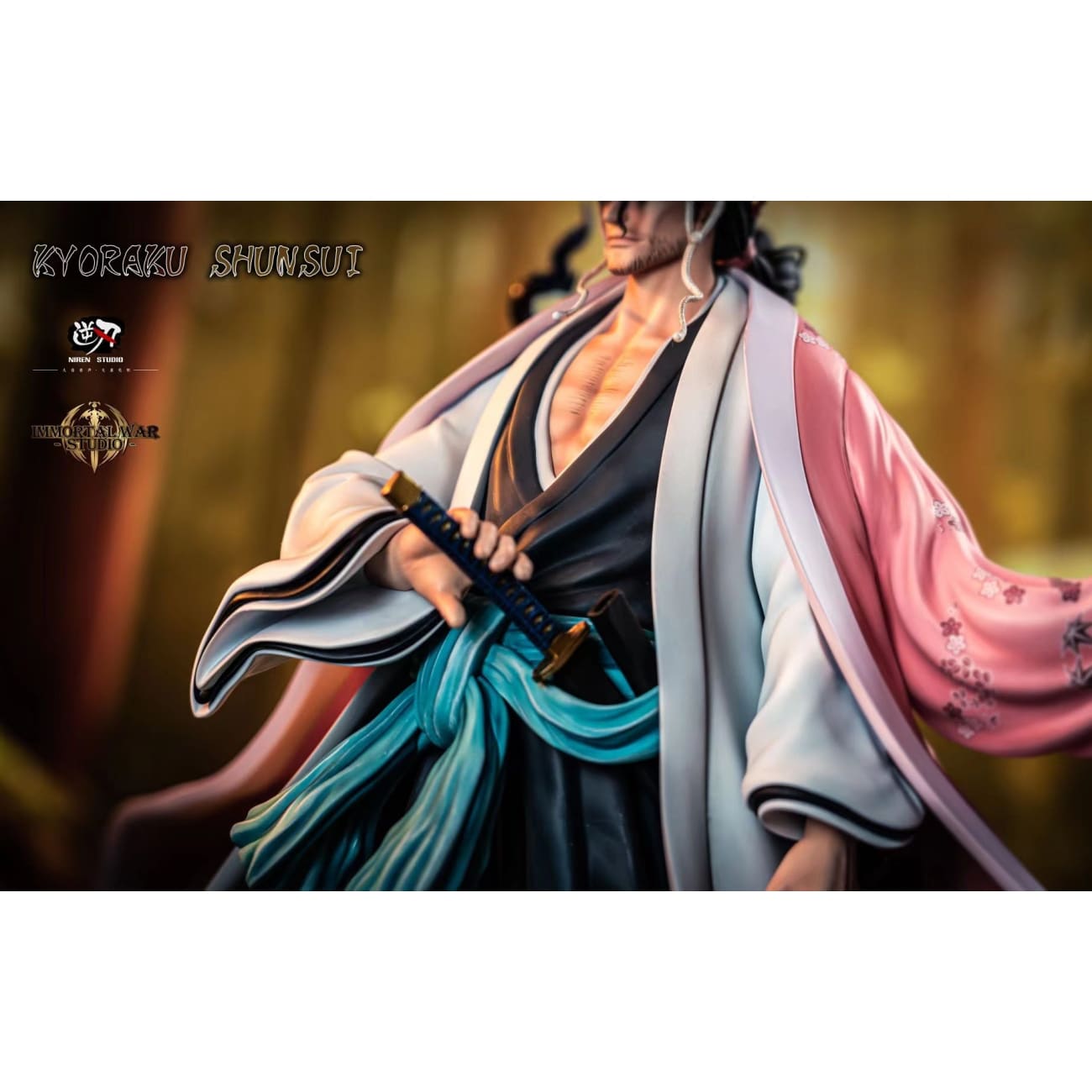 Niren Studio x Immortal War Studio  - Shunsui Kyoraku / Unohana Retsu Bust  