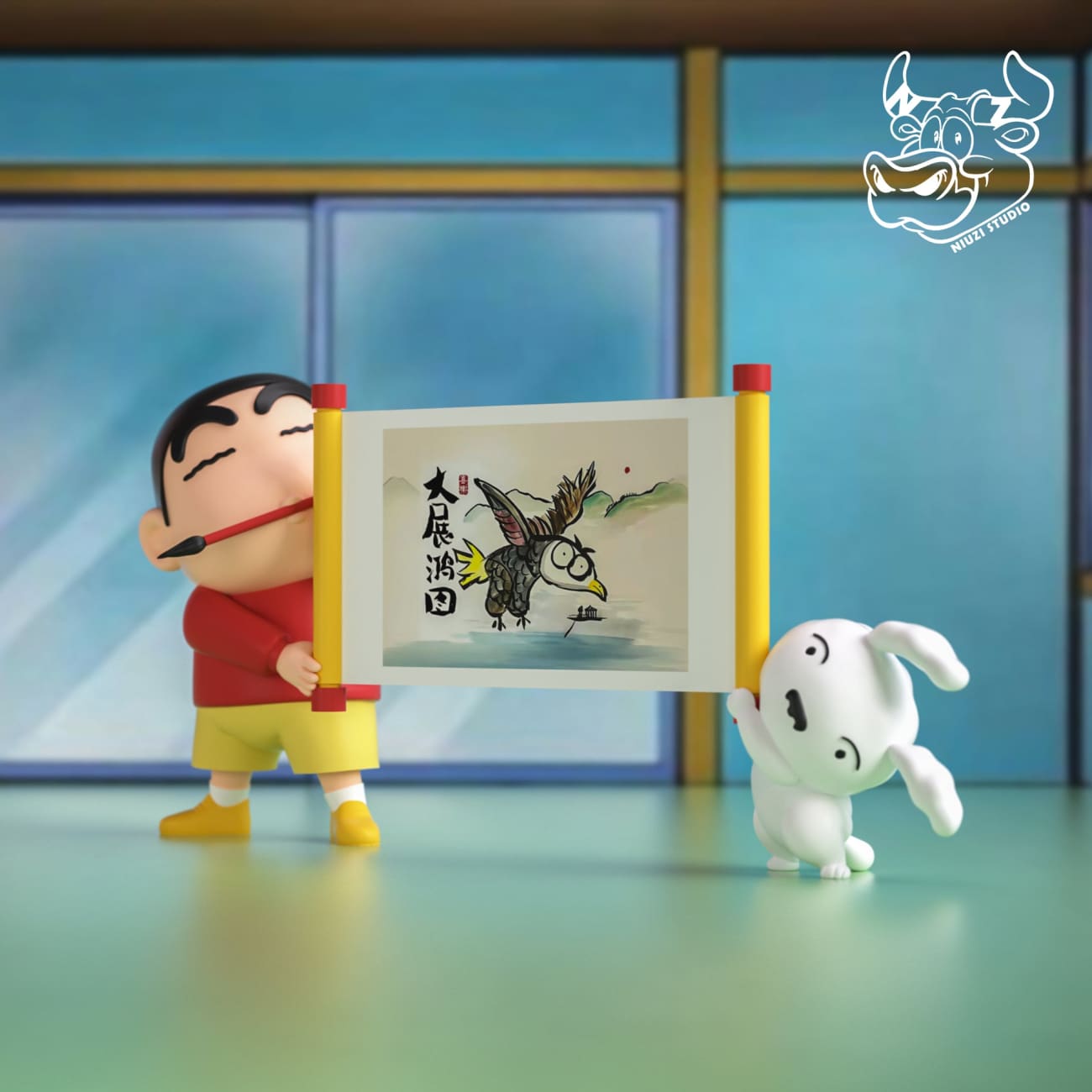 NIUZI Studio - Calligraphy Shin-chan