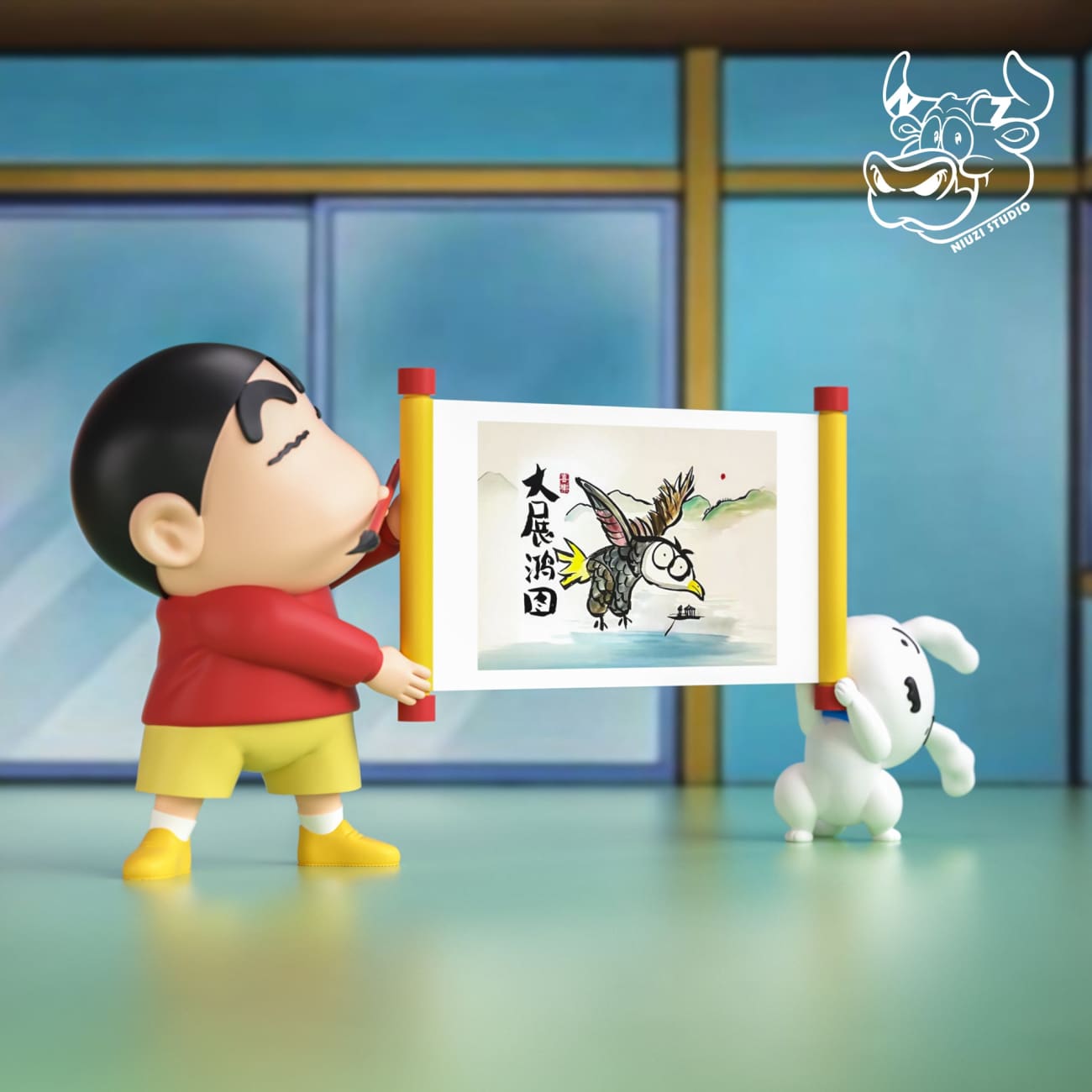 NIUZI Studio - Calligraphy Shin-chan
